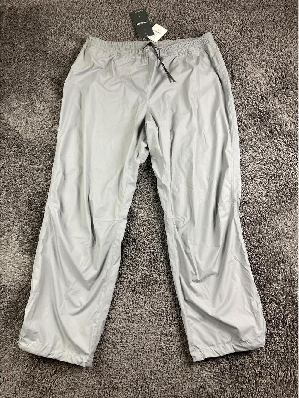 MEC Aquanator Pertex Shield Rain Pants Men's XXL Neutral Grey Waterproof NWT